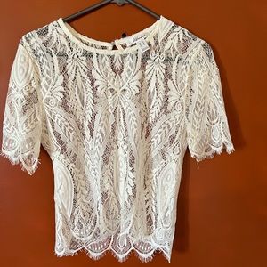 Beautiful net/lace top